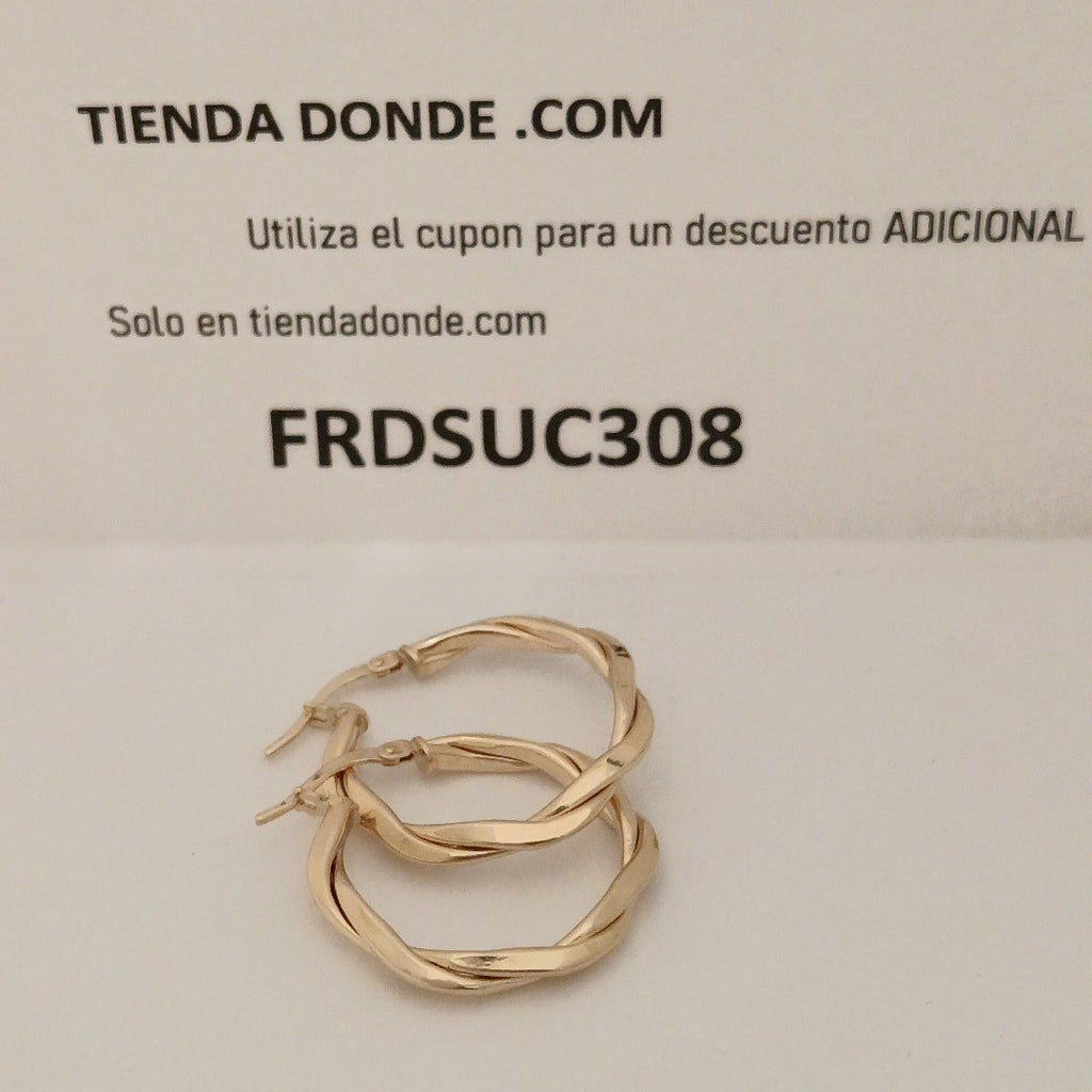 ARRACADAS ORO 14K 2 (NUEVO)