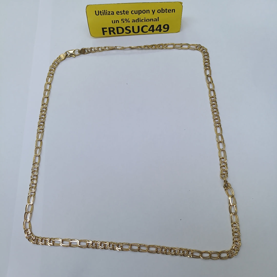 CADENA ORO 14 K 17.6 GRMS (SEMINUEVO)