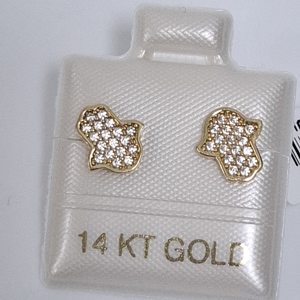 BROQUELES ORO 14K 1.3 (NUEVO)