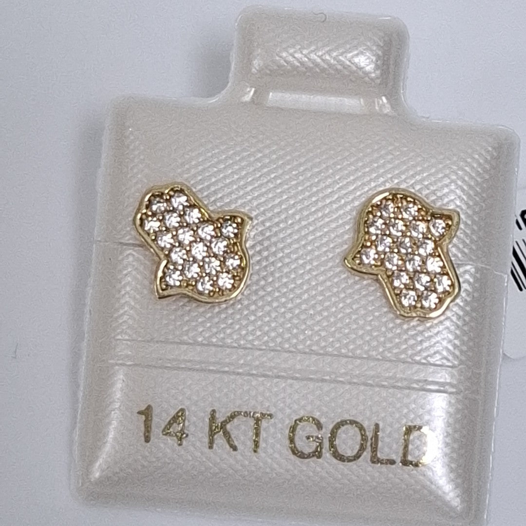 BROQUELES ORO 14K 1.3 (NUEVO)