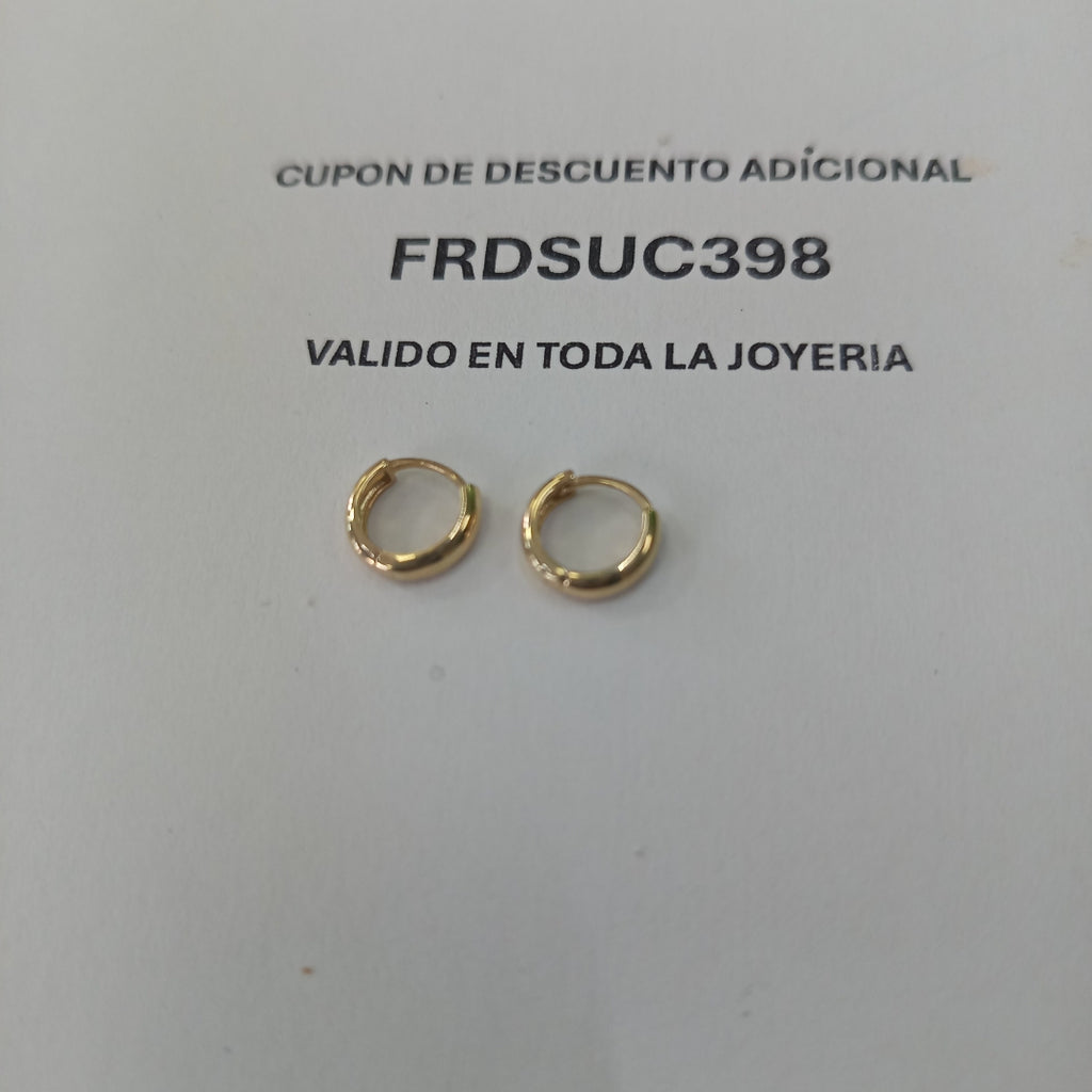HUGGIES ORO 14K 1.2 (NUEVO)