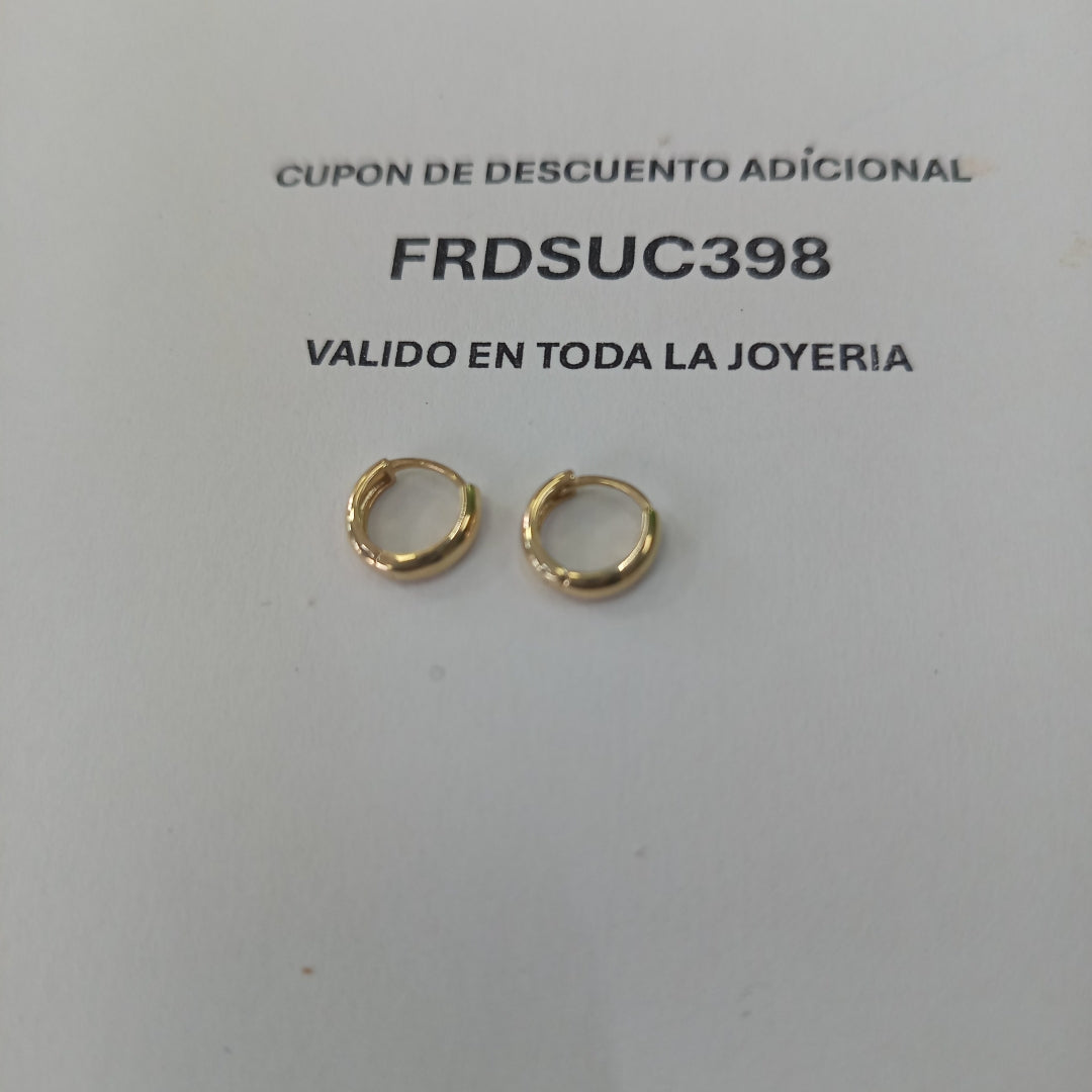 HUGGIES ORO 14K 1.2 (NUEVO)