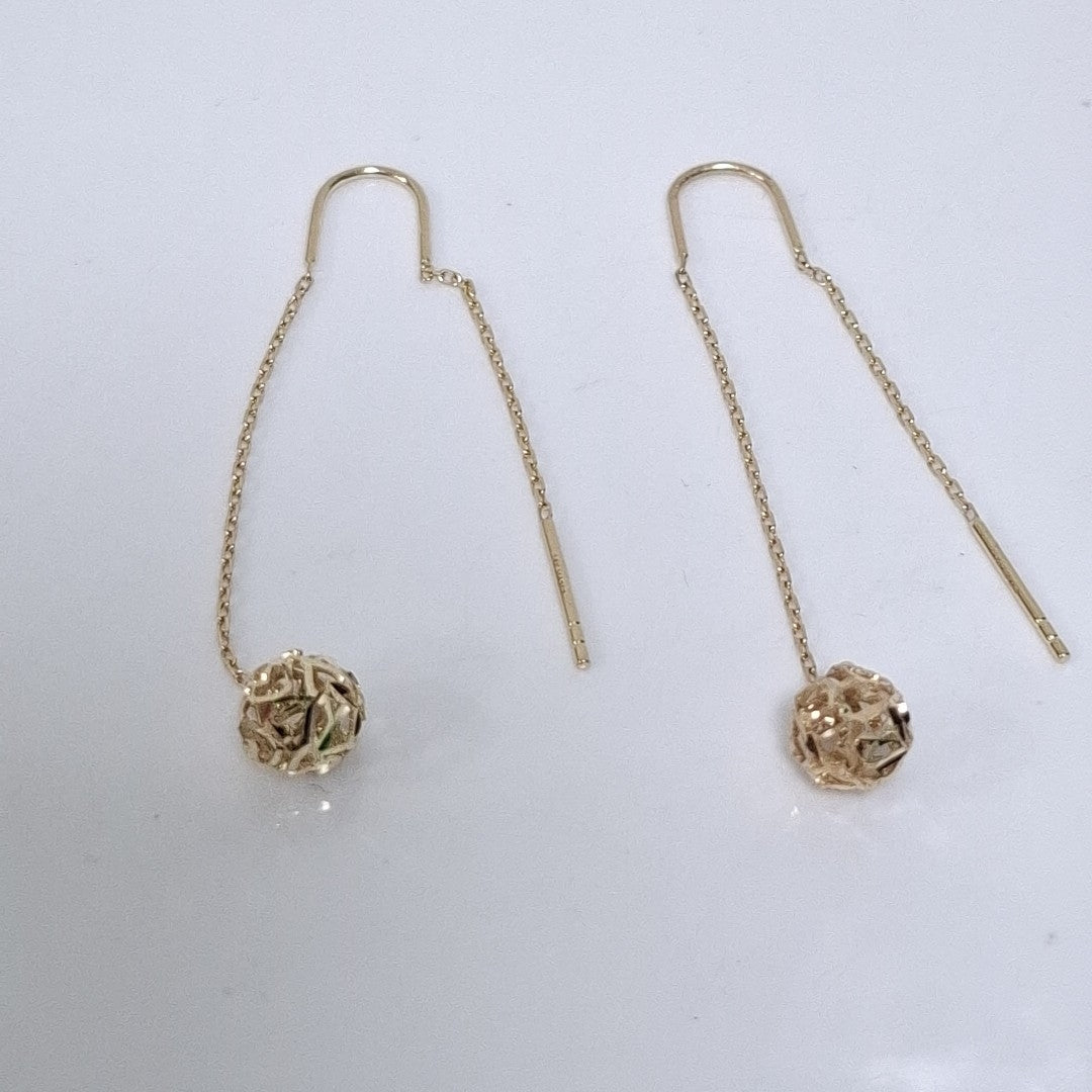 BROQUELES ORO 14K 1.7 (NUEVO)