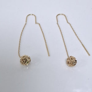 BROQUELES ORO 14K 1.7 (NUEVO)