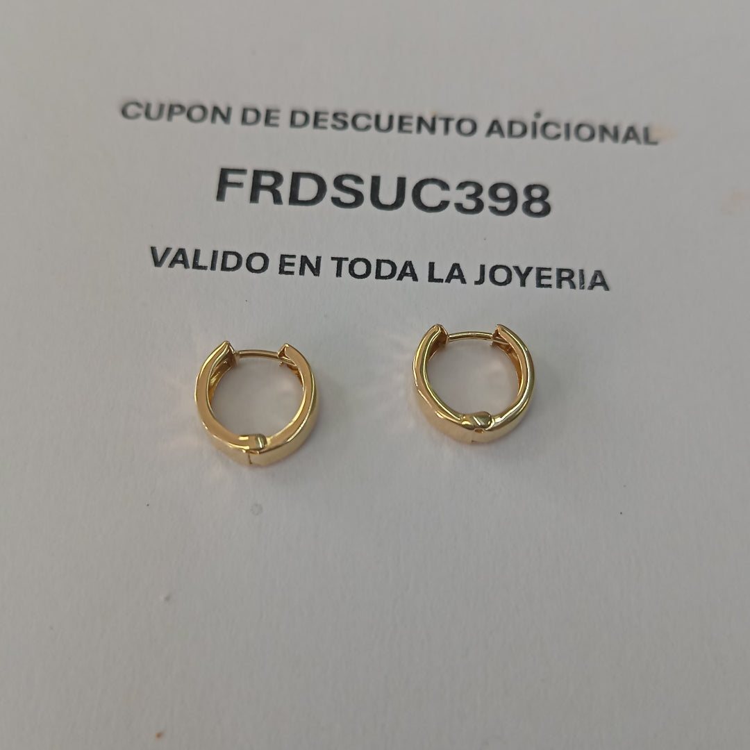 HUGGIES ORO 14K 1.2 (NUEVO)