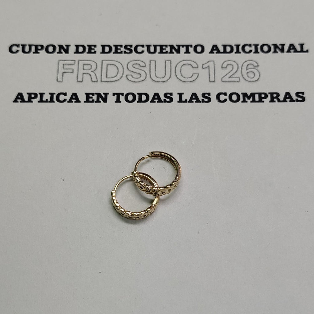 HUGGIES ORO 14K 1.2 (NUEVO)