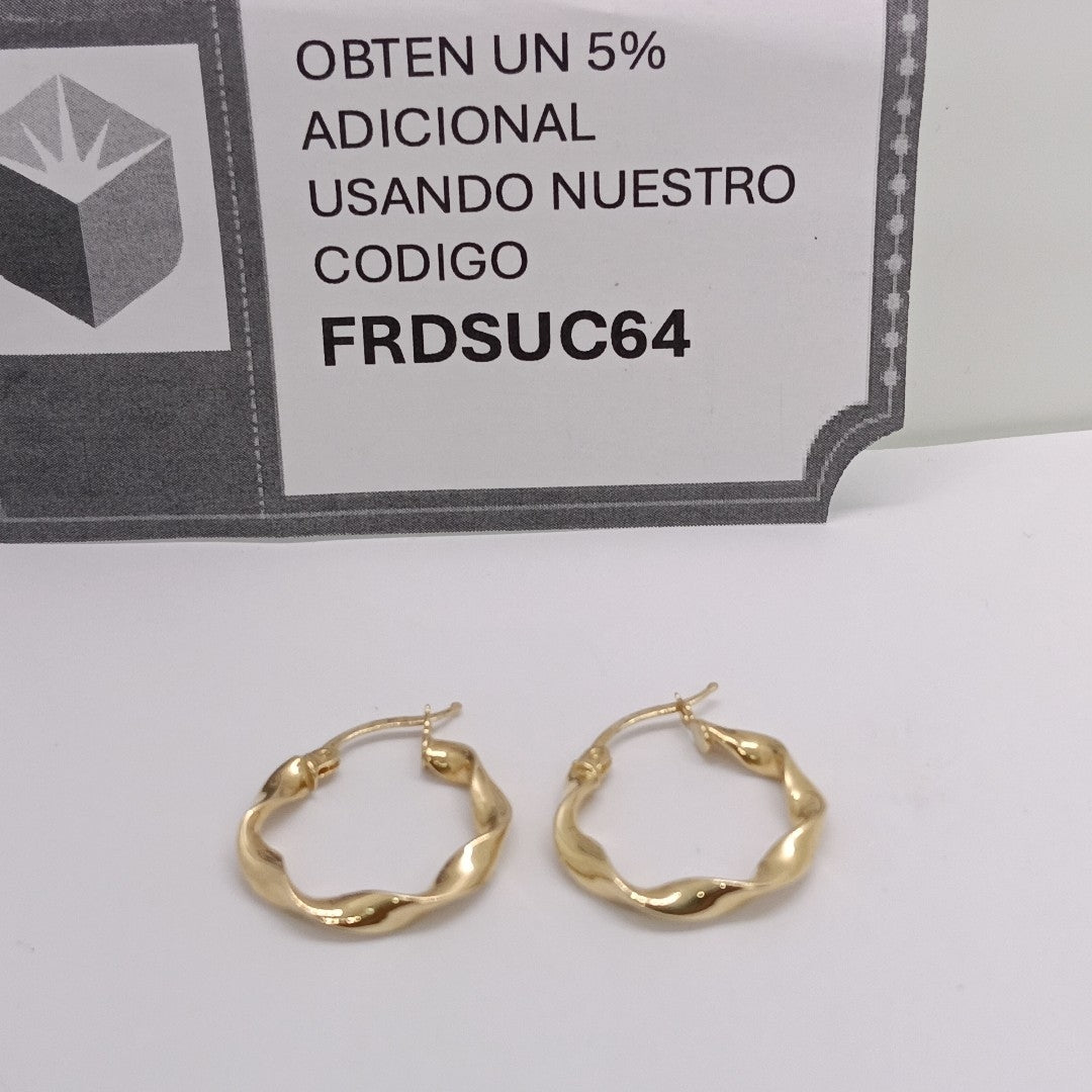 ARRACADAS ORO 14K 1.6 (NUEVO)