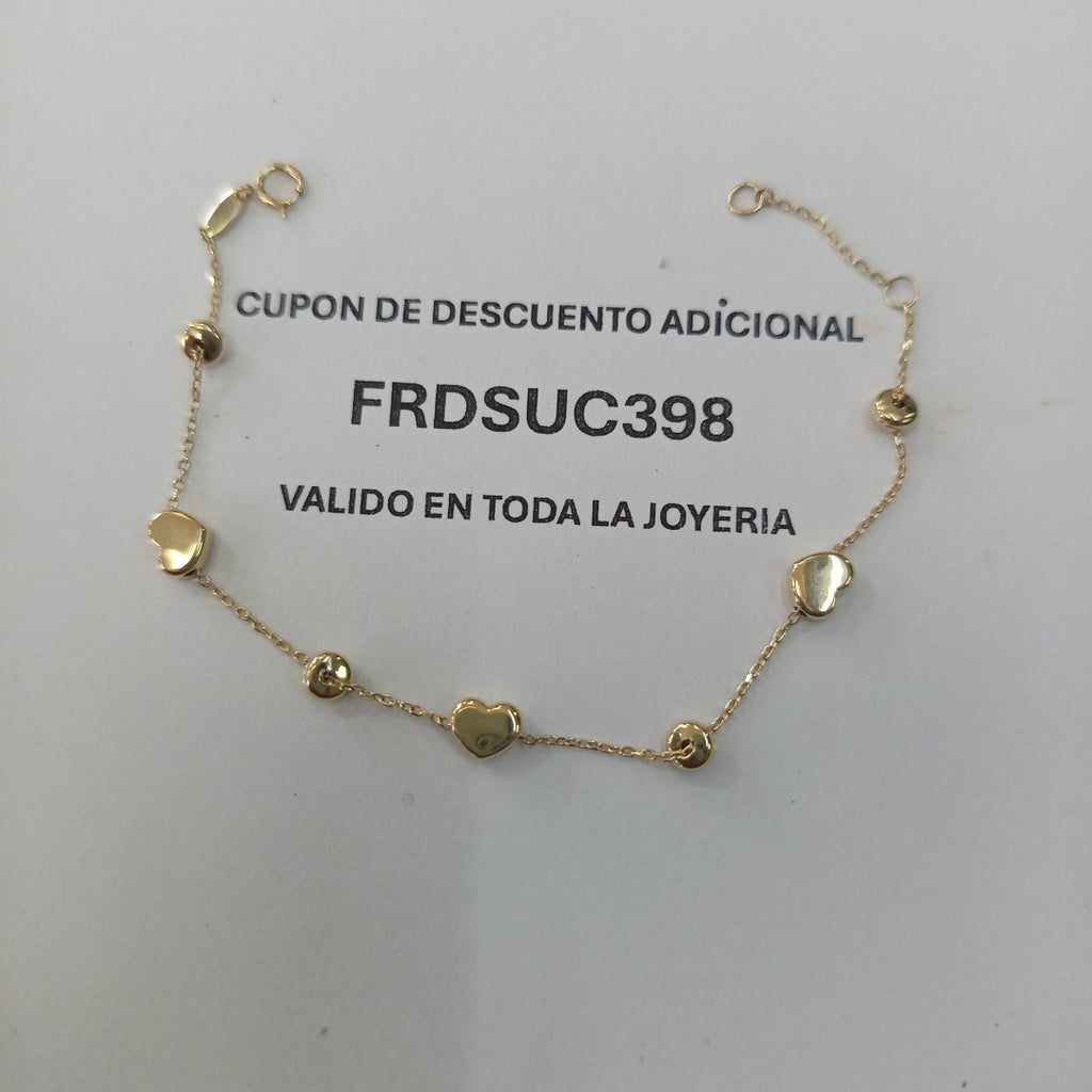 PULSERAS DAMA ORO 14K 1.4 (NUEVO)