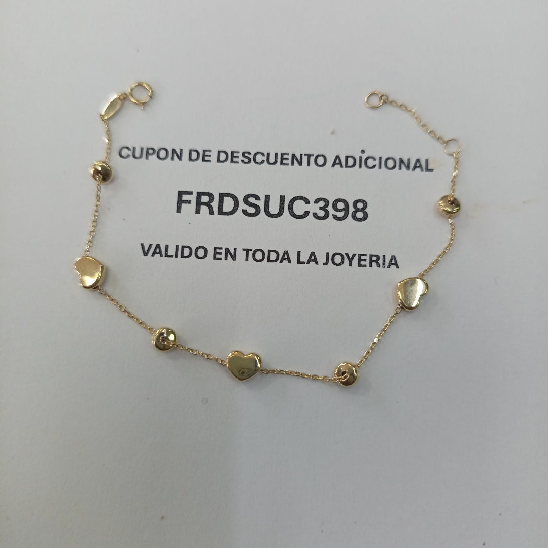 PULSERAS DAMA ORO 14K 1.4 (NUEVO)