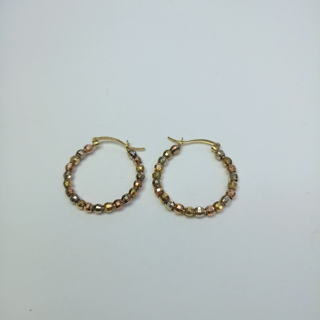 ARRACADAS PAR ORO 10 K 3.4 GRMS (SEMINUEVO)