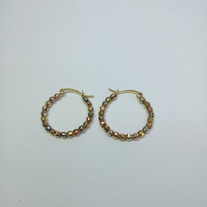 ARRACADAS PAR ORO 10 K 3.4 GRMS (SEMINUEVO)