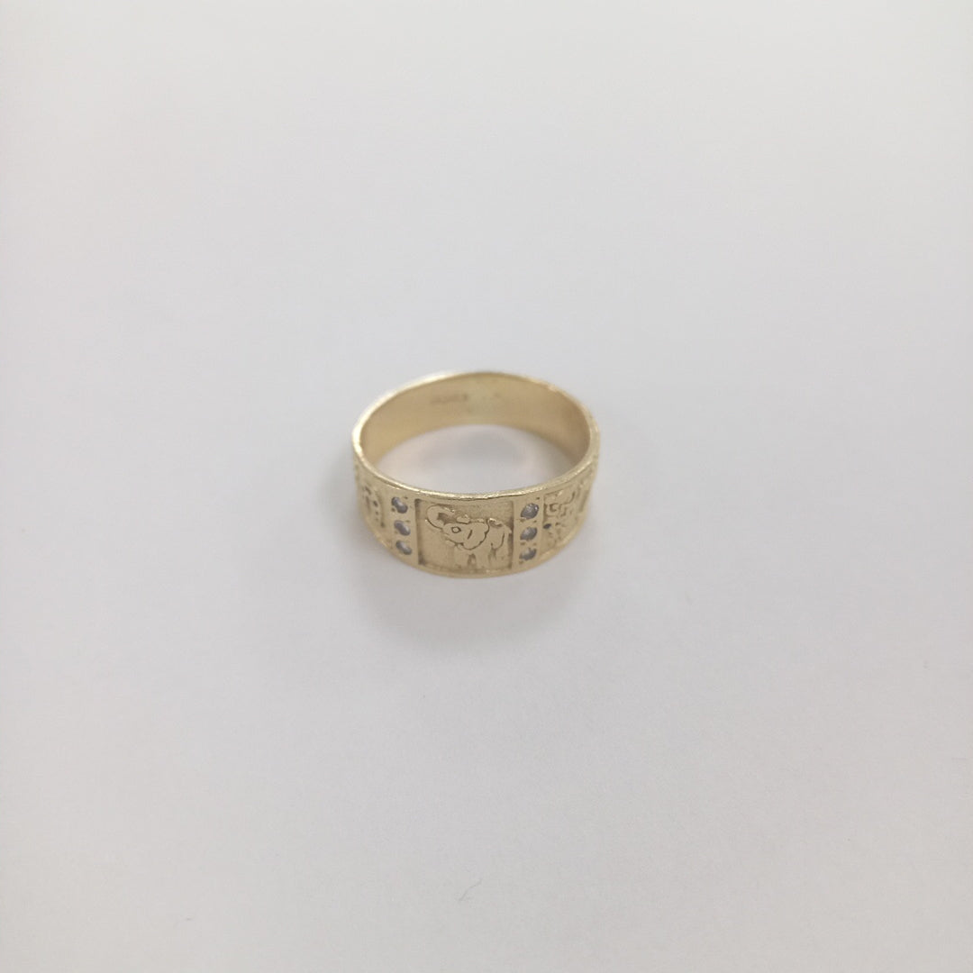 ARGOLLA DE LA SUERTE ORO 14 K 4.2 GRMS (SEMINUEVO)