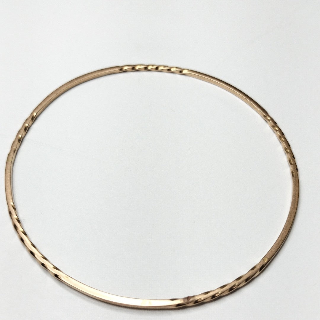 PULSERA RIGIDA ORO 14 K 5.2 GRMS (SEMINUEVO)