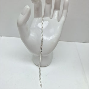 PULSERA BARBADA PLATA .925 21 CM 2.93 GR (NUEVO)