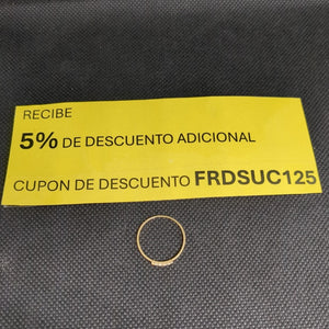 ANILLOS DAMA ORO 14K 0.8 (NUEVO)