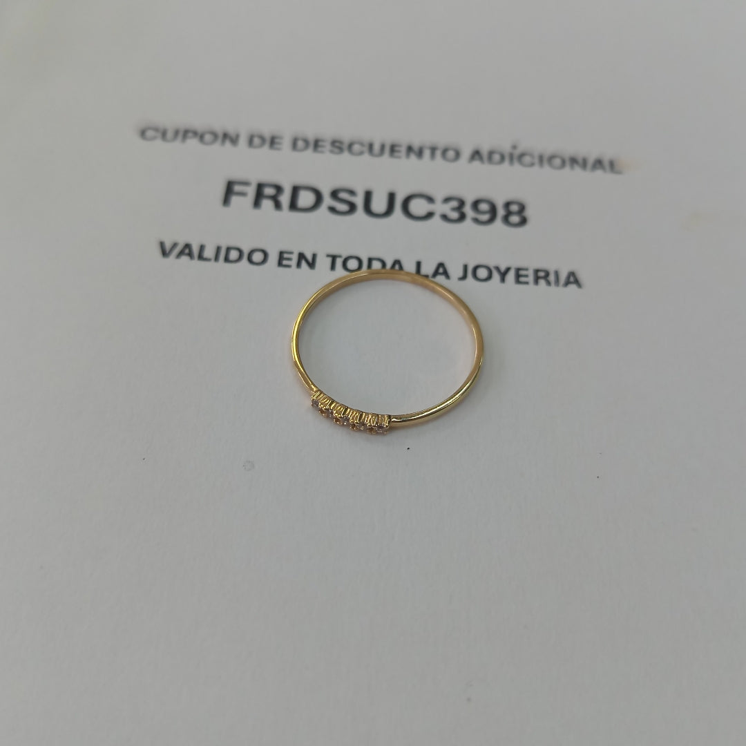 ANILLOS DAMA ORO 14K 0.8 (NUEVO)