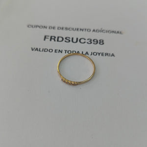 ANILLOS DAMA ORO 14K 0.8 (NUEVO)