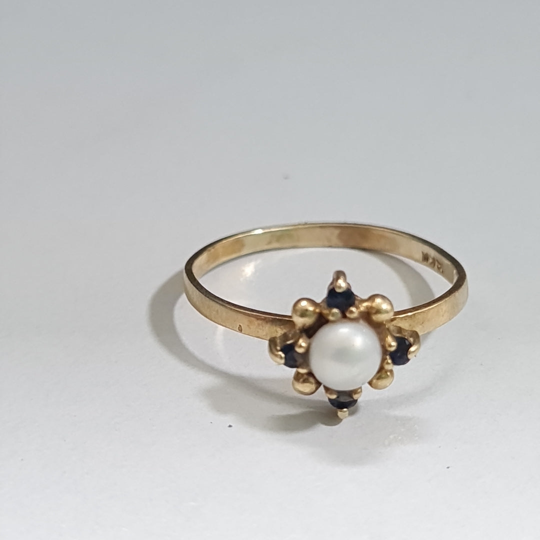 ANILLITO,CRUZ ORO 14 K 1,10 GRMS (SEMINUEVO)