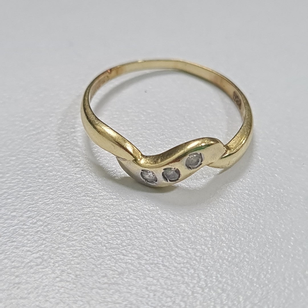 ANILLO ORO 14 K 1,60 GRMS (SEMINUEVO)