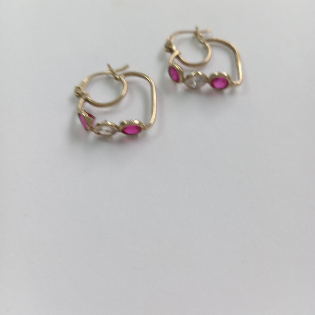 ARETES PAR ORO 10 K 2,20 GRMS (SEMINUEVO)