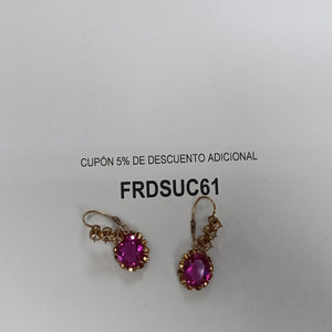 ARETES PAR ORO 8 K 4.4 GRMS (SEMINUEVO)