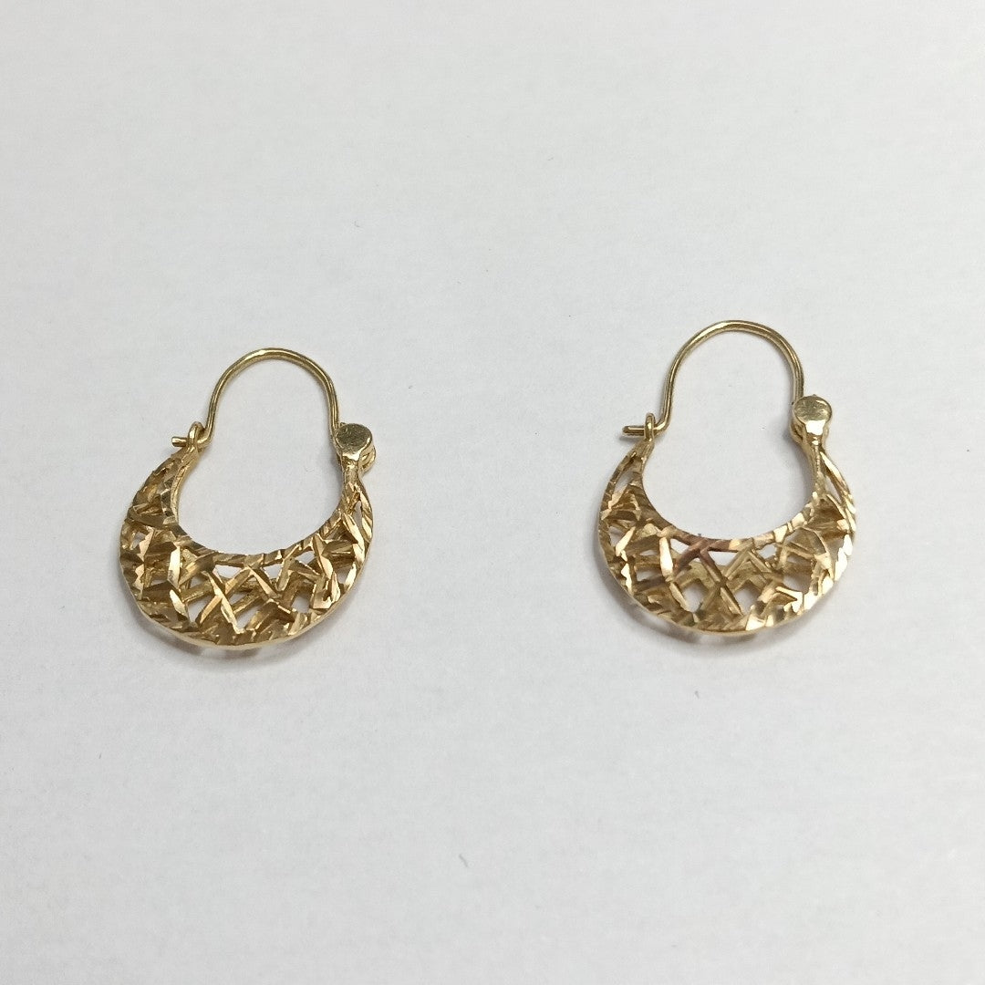 ARRACADAS PAR ORO 10 K 1,20 GRMS (SEMINUEVO)