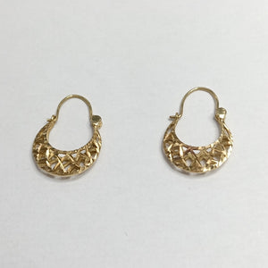 ARRACADAS PAR ORO 10 K 1,20 GRMS (SEMINUEVO)