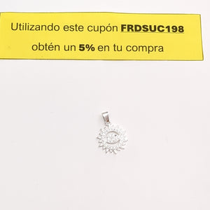 DIJE OJO MAGICO CON CIRCONIAS PLATA .925 2 GR (NUEVO)