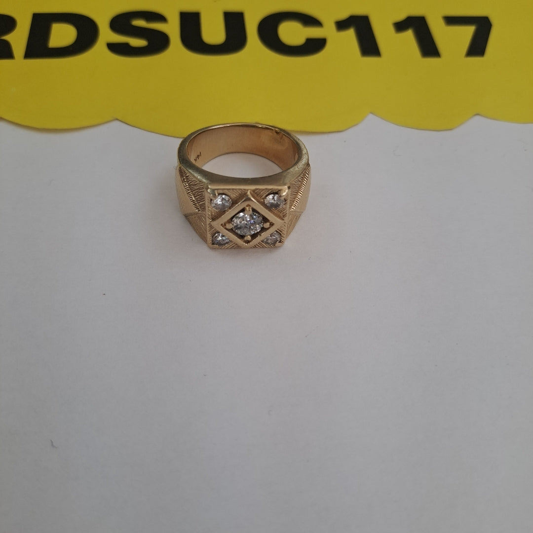 ANILLO ORO 14 K 13.3 GRMS (SEMINUEVO)