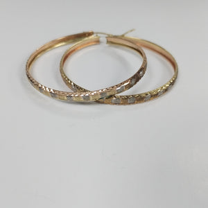 ARRACADAS PAR ORO,ORO COMBINADO 14 K 4,60 GRMS (SEMINUEVO)