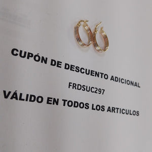 ARRACADAS ORO 14K 1.5 (NUEVO)
