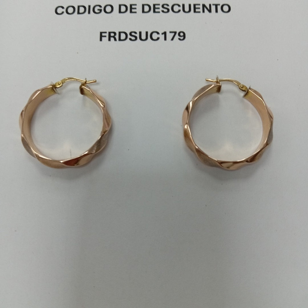ARRACADAS PAR ORO 10 K 4.2 GRMS (SEMINUEVO)