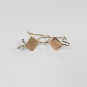 ARETES PAR ORO 8 K 1.1 GRMS (SEMINUEVO)