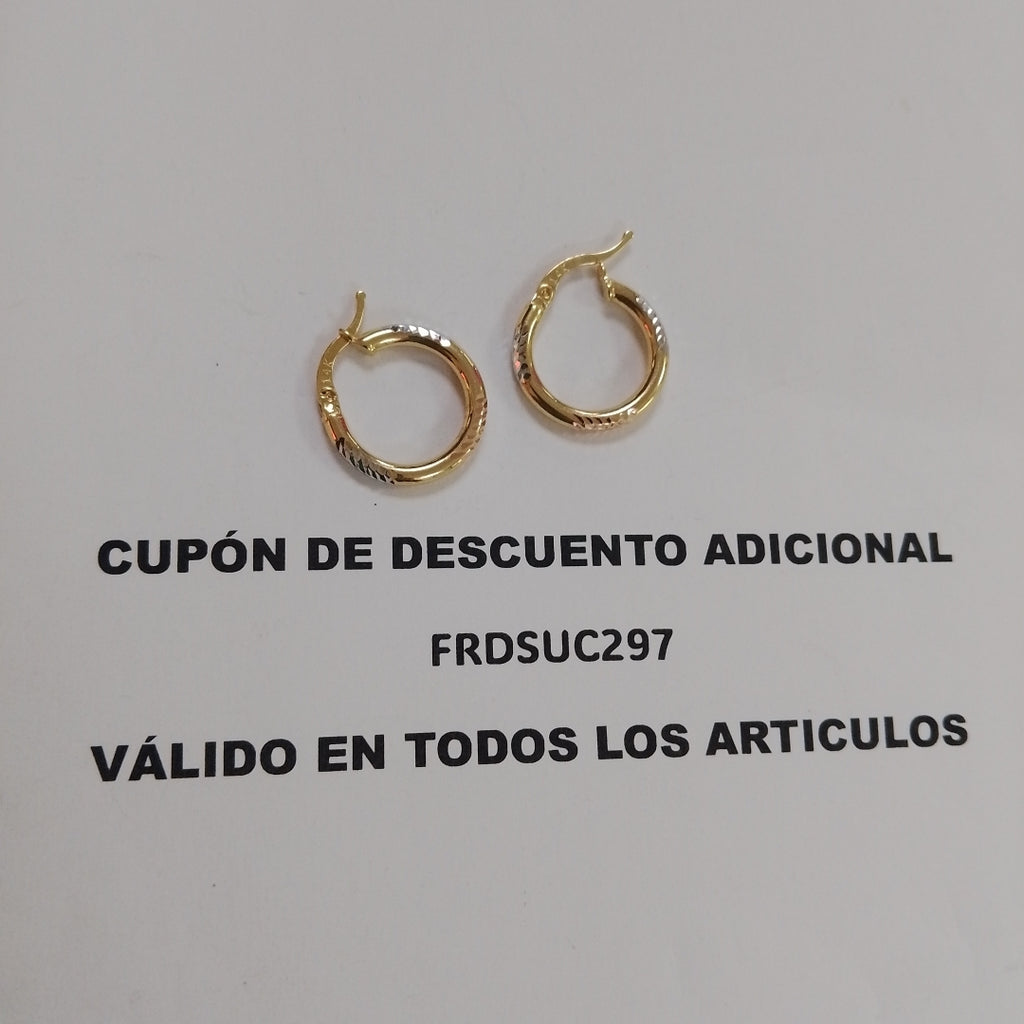 ARRACADAS ORO 14K 1.7 (NUEVO)