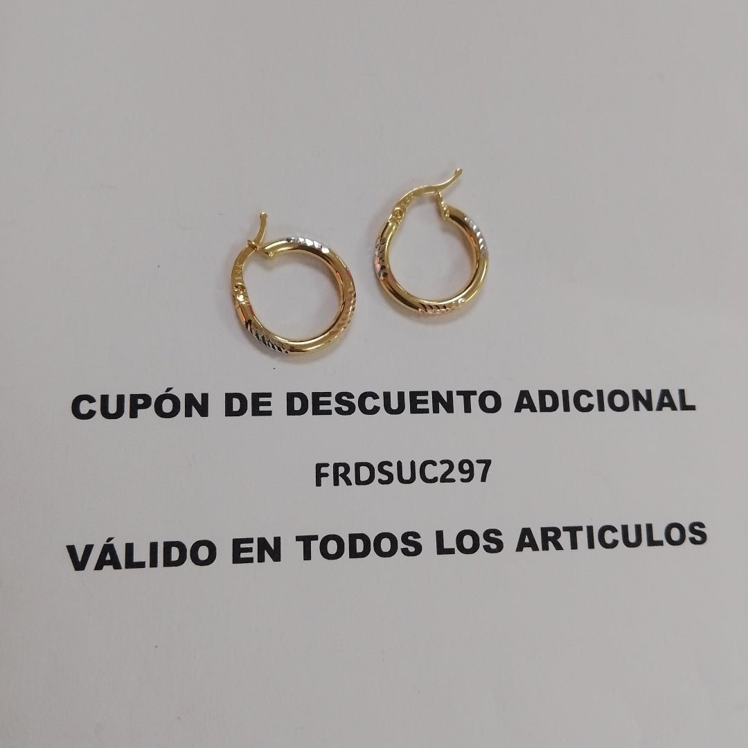ARRACADAS ORO 14K 1.7 (NUEVO)