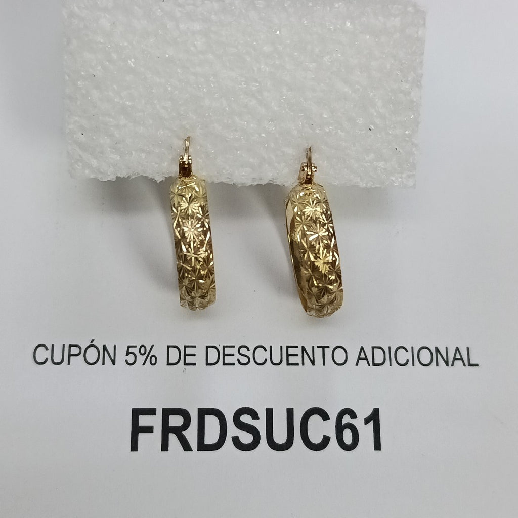 ARRACADAS PAR ORO 10 K 2,30 GRMS (SEMINUEVO)
