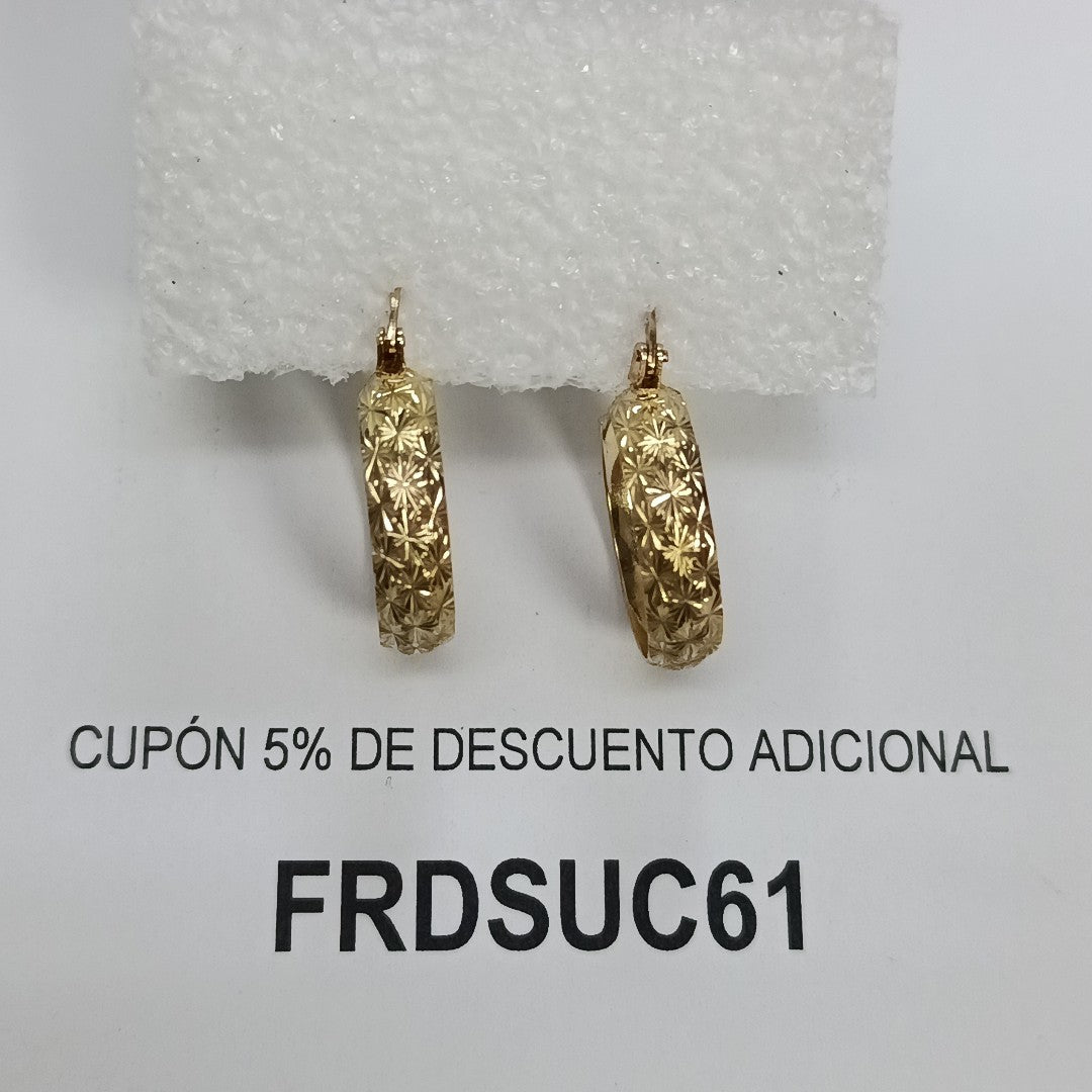 ARRACADAS PAR ORO 10 K 2,30 GRMS (SEMINUEVO)
