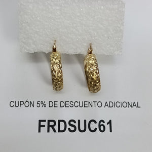 ARRACADAS PAR ORO 10 K 2,30 GRMS (SEMINUEVO)