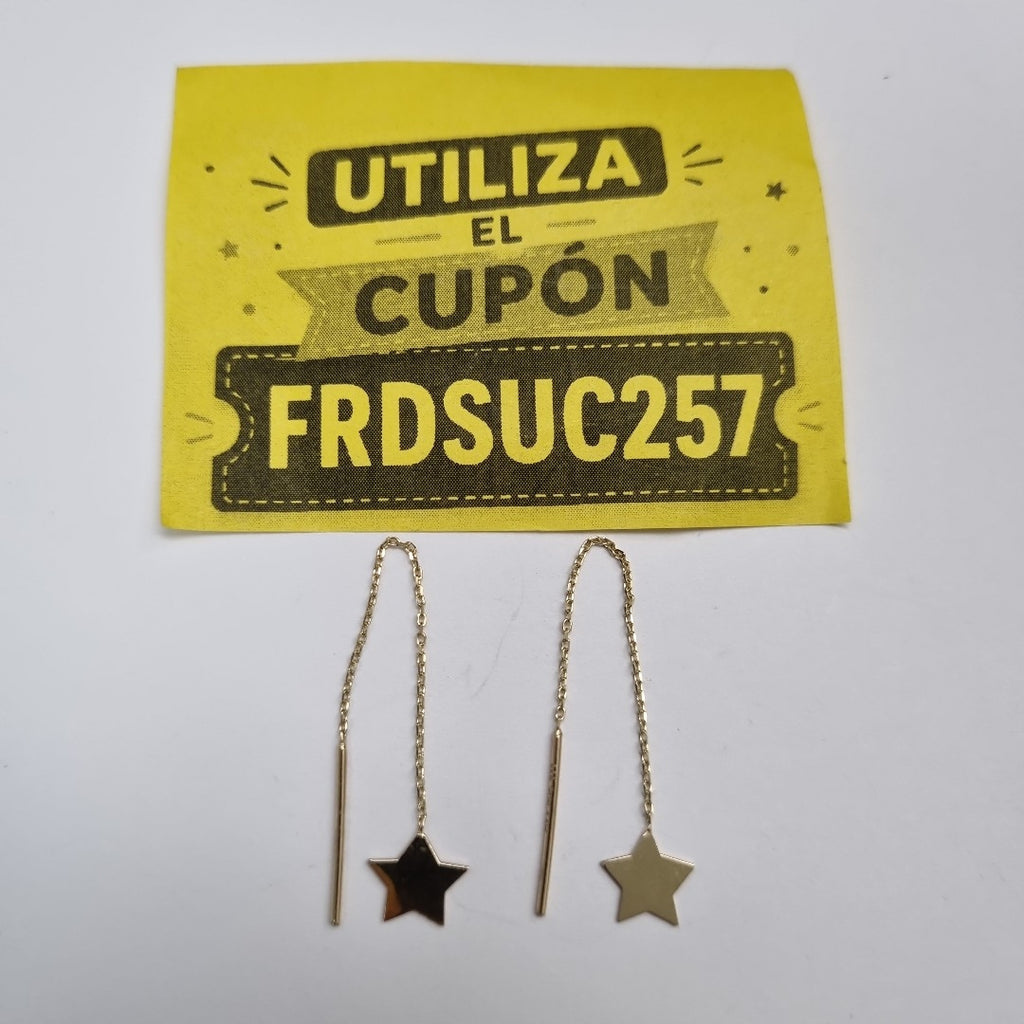 BROQUELES ORO 14K 0.7 (NUEVO)