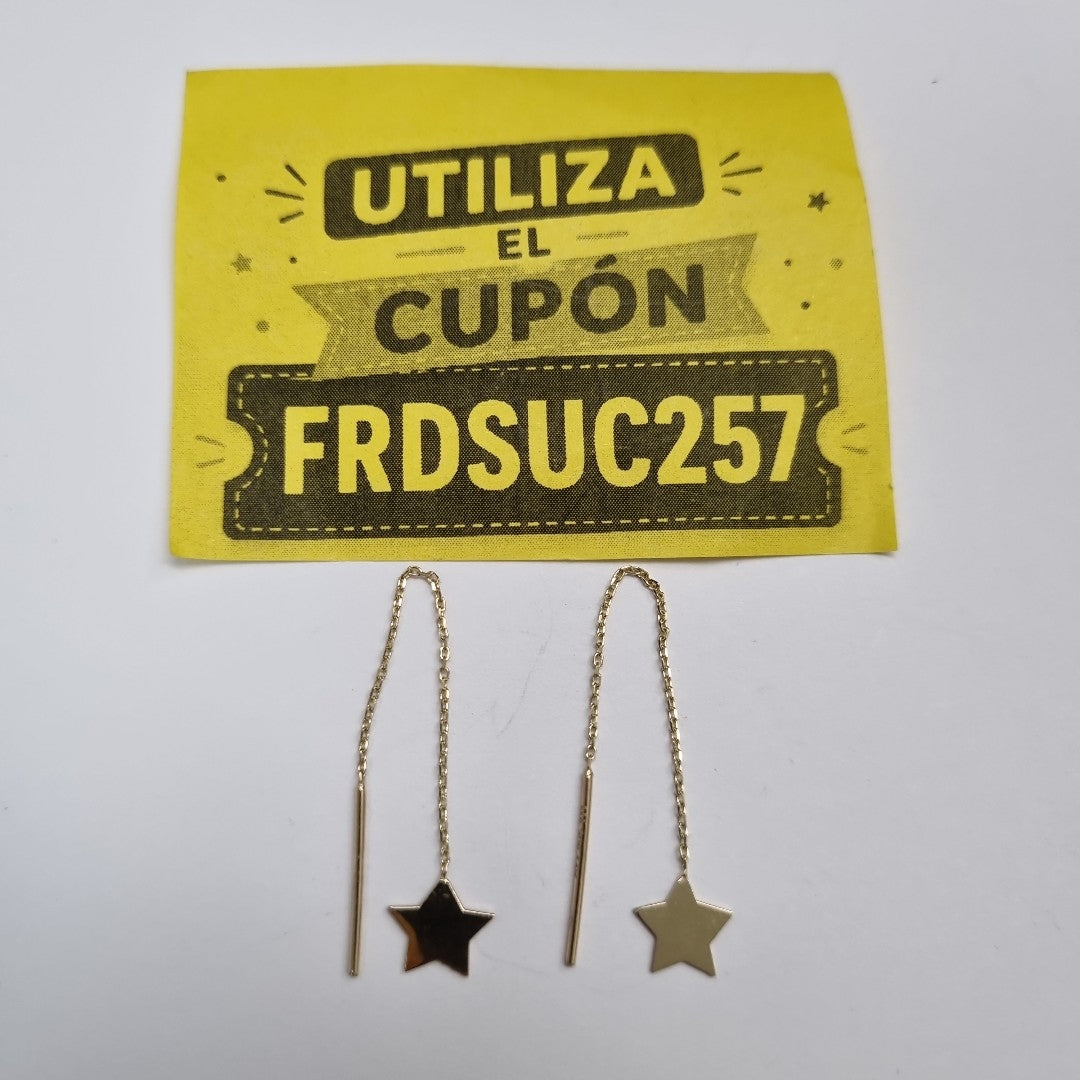 BROQUELES ORO 14K 0.7 (NUEVO)