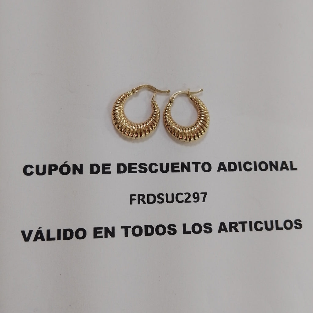ARRACADAS ORO 14K 1.3 (NUEVO)