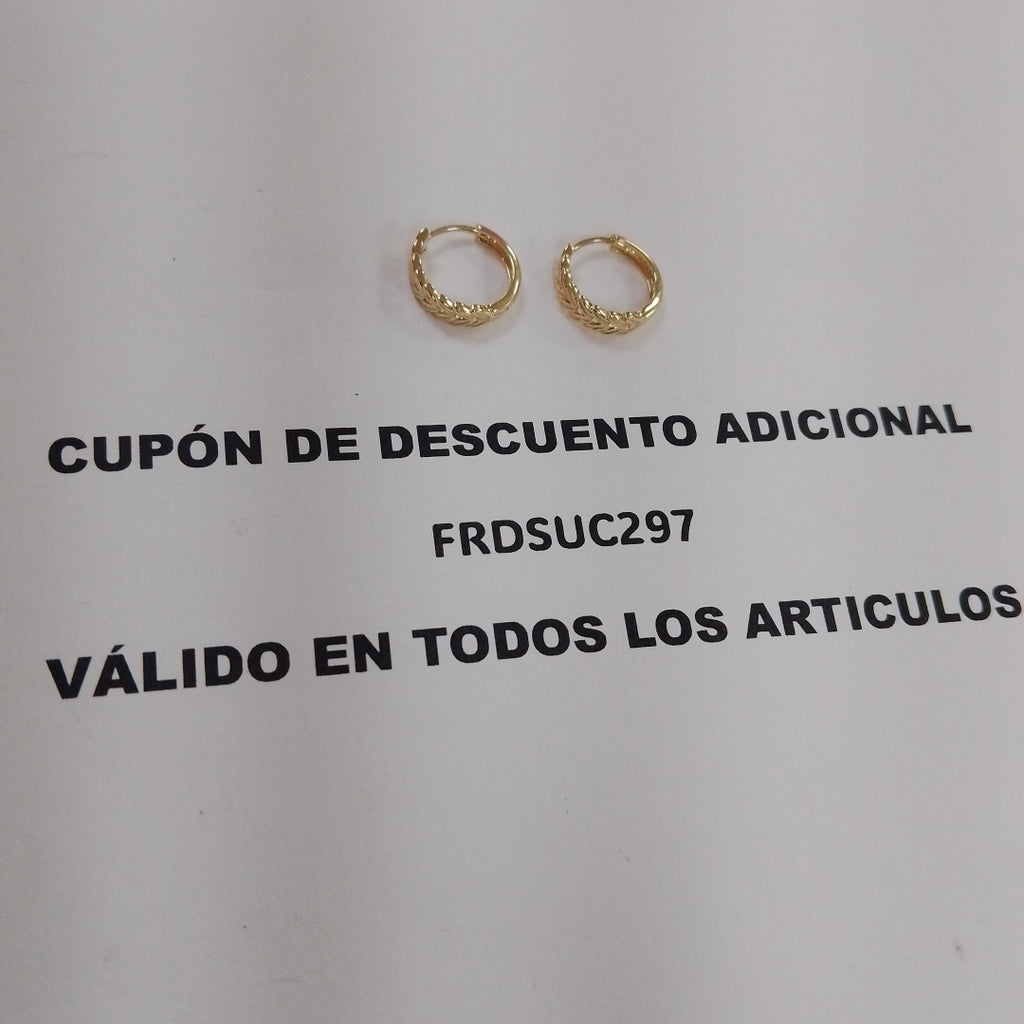 HUGGIES ORO 14K 1.3 (NUEVO)