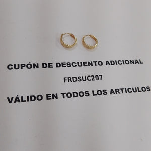 HUGGIES ORO 14K 1.3 (NUEVO)