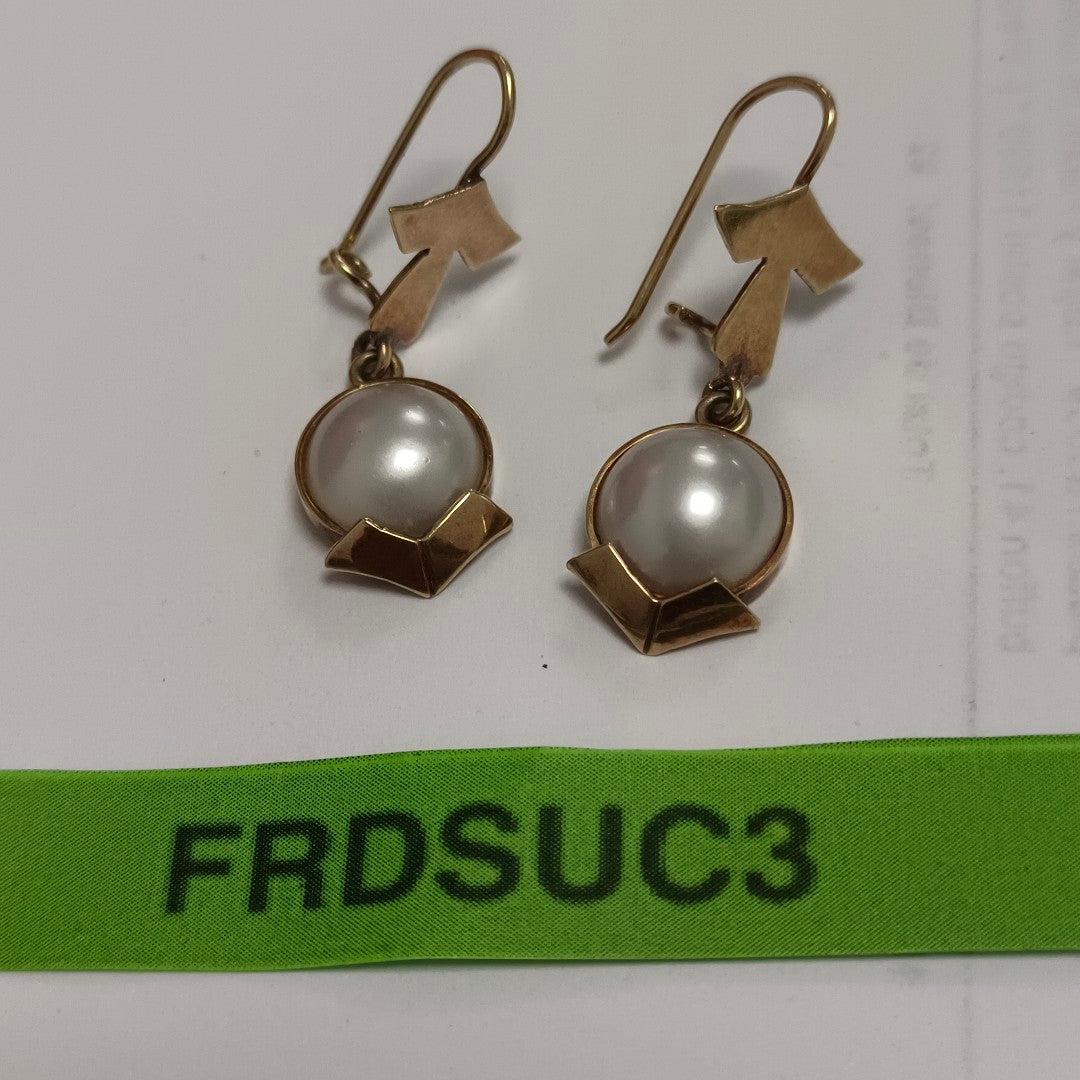 ARETES PAR ORO 14 K 4,90 GRMS (SEMINUEVO)