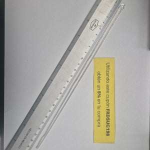 CADENA BARBADA PLATA .925 50 CM 4.22 GR (NUEVO)