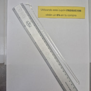CADENA GUCHI PLATA .925 50 CM 3.13 GR (NUEVO)