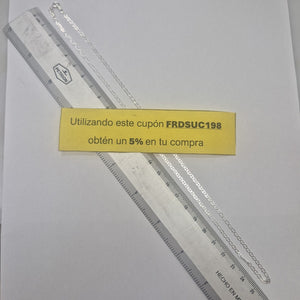 CADENA GUCHI PLATA .925 50 CM 3.13 GR (NUEVO)