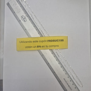 CADENA 3X1 PLATA .925 55 CM 4.42 GR (NUEVO)