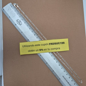 CADENA 3X1 PLATA .925 55 CM 4.33 GR (NUEVO)