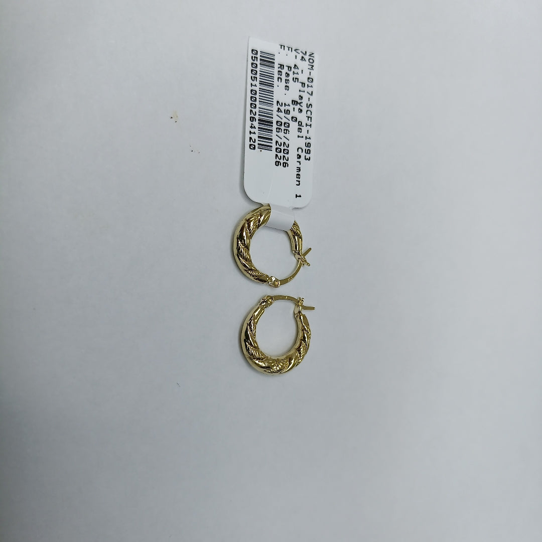 ARRACADAS ORO 10K 0.8 (NUEVO)